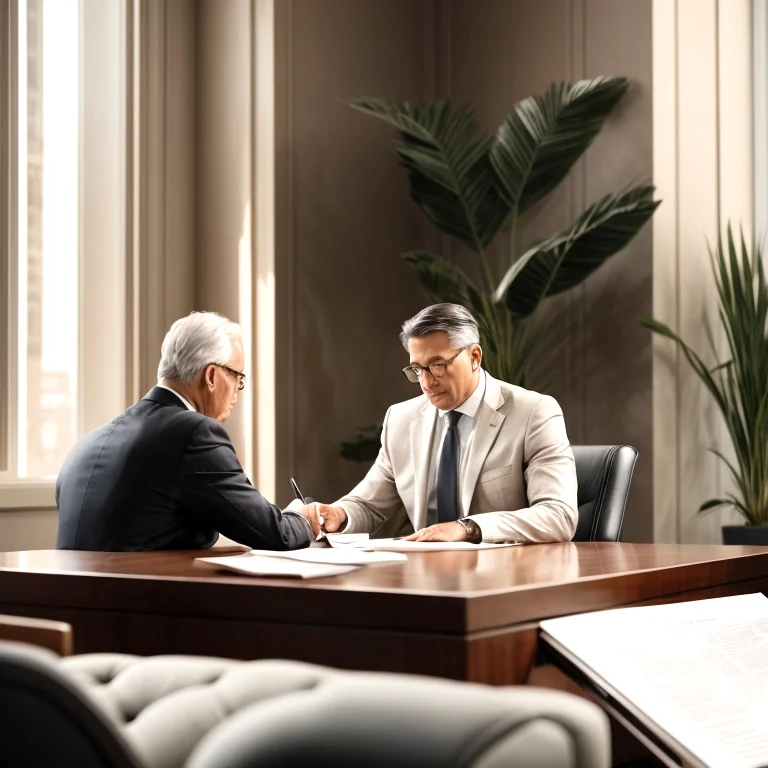 Signing a power of attorney document